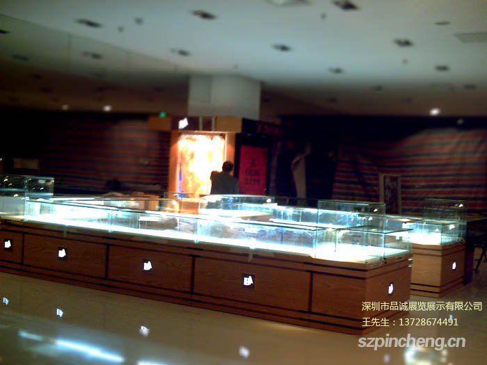 【珠寶柜首飾柜】珠寶展柜批發，廣西禮品展柜|古董展示柜訂做 