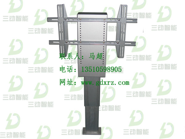 電教室投影儀電動(dòng)升降架/電動(dòng)投影幕布/液晶電視雙屏吊架/顯示器支架廣東仙人掌視訊
