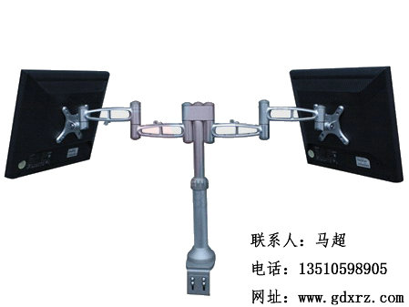 辦公臺面顯示器支架，空間節省型液晶屏支架，臺式旋轉顯示器支架廣東仙人掌視訊