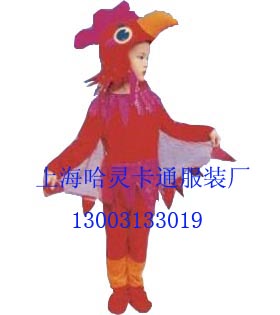 玩具人偶服飾雞衣服,大公雞兒童服裝,雞兒童服裝卡通服裝