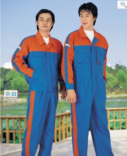 大興工作服廠家,工作服定做,米藍色工作服供應,定做工作服