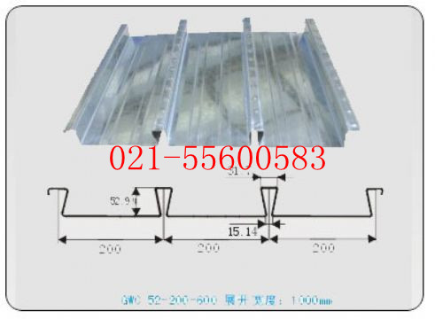 供应钢楼承板 镀锌楼承板 楼层板 金属隔层板021-5560-0583