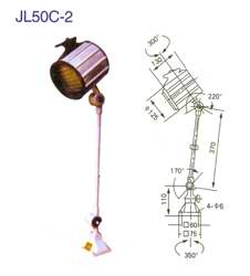 浙江機床專用LED工作燈、燈珠燈管，JL50C,防水工作燈