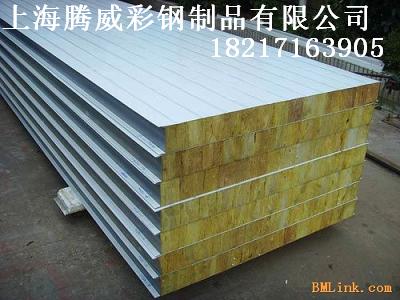 巖棉防火板-上海哪里賣巖棉夾心板做得好【騰威彩鋼】021-66510731