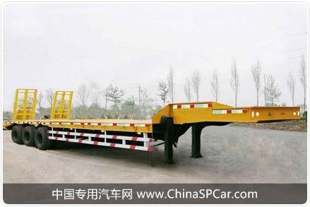 供應抽拉式低平板半掛車 重型抽拉式低平板半掛車 zyjl
