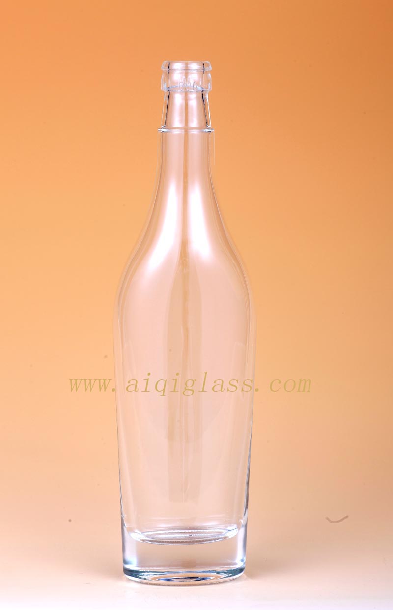 供應(yīng)廣州愛(ài)淇700ml [威士忌玻璃酒瓶]晶瑩剔透水晶玻璃料