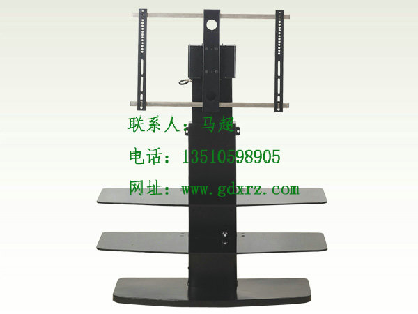 新品：平板電視電動(dòng)升降架/電動(dòng)遙控旋轉(zhuǎn)落地架/電視機(jī)電動(dòng)架廣東仙人掌視訊