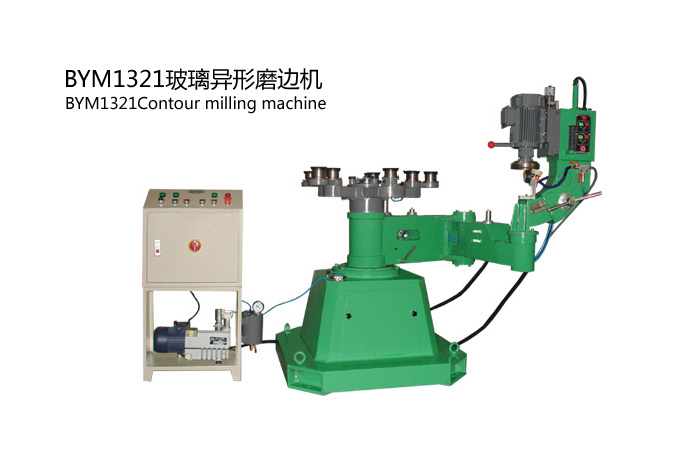 供應扇形玻璃磨邊機，一次裝四件，新人可操作