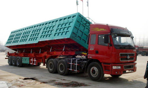 供應(yīng)梁山掛車 山東梁山半掛車  超輕型半掛車 輕型倉欄半掛車