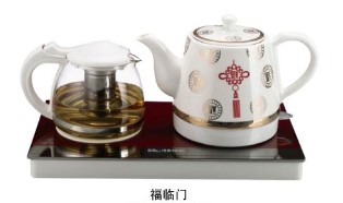 天津不銹鋼電熱水壺|格頓陶瓷電熱水壺(HY-2280玫瑰花）銷售廠家批發(fā)團(tuán)購