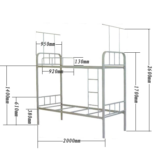 南寧康橋雙層鐵架床,員工宿舍鐵架床 年度銷售{gj}