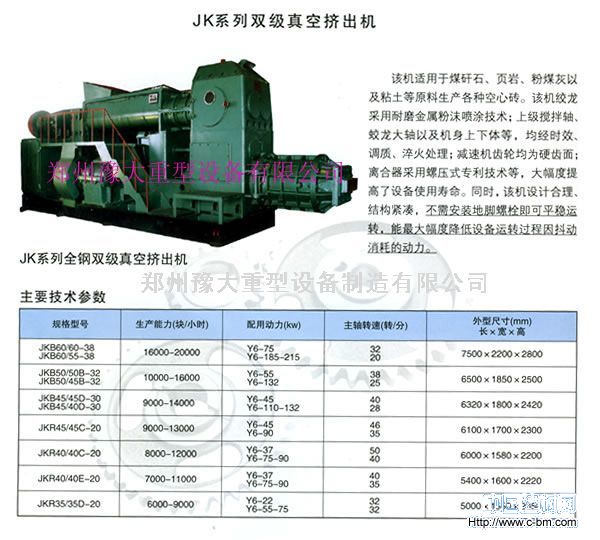 廣西粘土真空制磚機(jī)豫大制造鄭州豫大高質(zhì)高量
