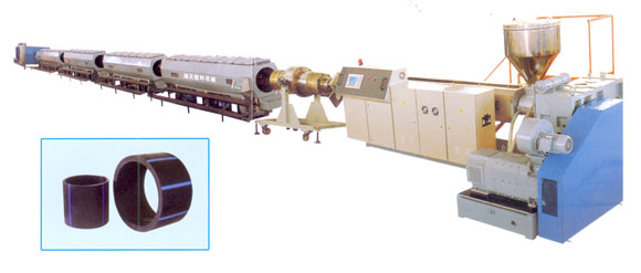 塑料擠出機，塑料管材生產設備，HDPE燃氣管生產線
