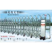 佛山伸縮門 不銹鋼伸縮門  電動不銹鋼伸縮門