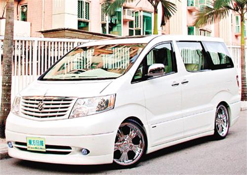 丰田ALPHARDV中港租车，永森提供租车香港机场去深圳福田