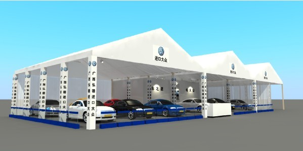 云南戶外篷房，大型展覽篷房搭建，云南大型展篷，慧龍展覽篷房