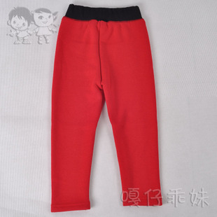 供應(yīng)加絨加厚時(shí)尚女童保暖褲  
