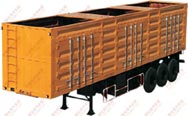 集裝箱半掛車，中國(guó)馳名商標(biāo)低平板半掛車