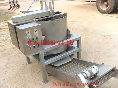 供應半自動炸花生自動控溫油炸機|鵬福特生產自動控溫油炸機