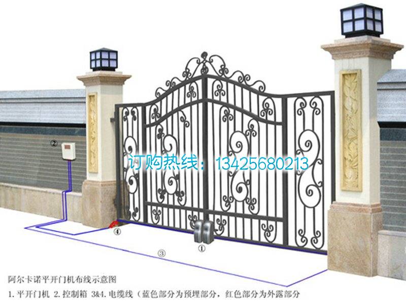 批發阿爾卡諾PM智能遙控平開門機|庭院遙控大門|別墅自動遙控門機
