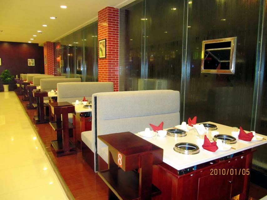 高檔餐飲店裝修，餐飲店裝修效果圖——湖北無煙寶裝飾