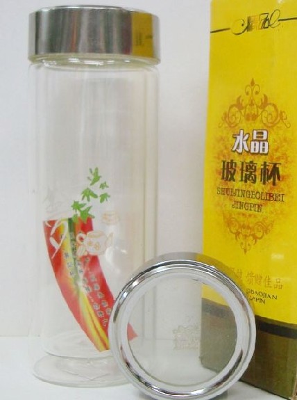湖北供應雙層真空玻璃杯，湖北定做雙層真空玻璃杯