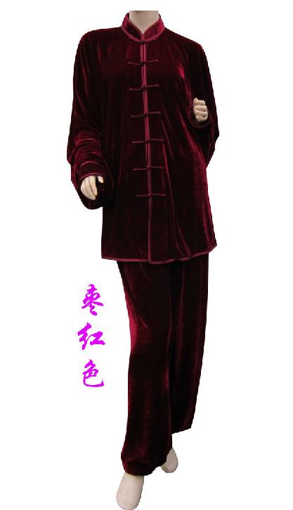 {sx}太極服加工廠 北京太極服定做 金絲絨冬季太極服 憶思誠專業(yè)品質(zhì)太極服定制