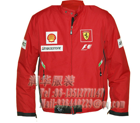 訂做法拉利ferrari服裝，法拉利賽車服裝廠家