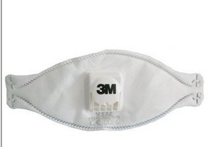 防塵口罩3M9332折疊式口罩帶呼吸閥批發商全國免郵