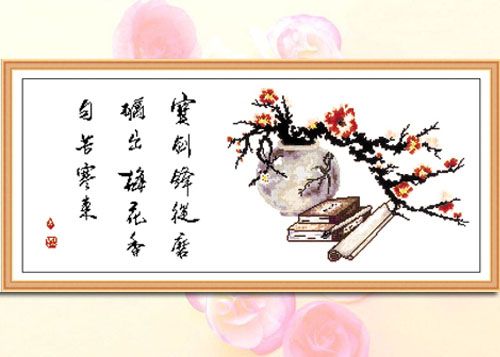 十字繡《鴻運(yùn)當(dāng)頭》低價批發(fā)，十字繡家居裝飾性強(qiáng)，泰安十字繡廠批發(fā)滌棉純棉十字繡