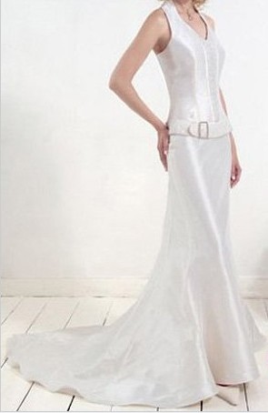 婚紗/廣州婚紗廠家/掛脖式婚紗