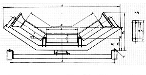 供應(yīng)摩擦托輥廠家，輸送機(jī)托輥生產(chǎn)，槽型托輥