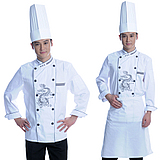 北京山西夏季短袖廚師服|北京量體廚師服定制|批發(fā)精品西餐廚師服|路易凱華廚師服