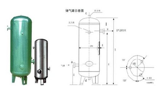 申江儲氣罐供應,1.5立方儲氣罐廠家,申江容器廠