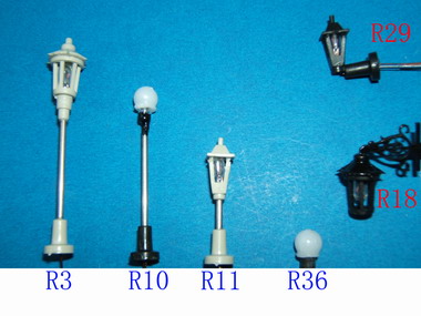 模型材料、手板模型材料 建筑模型材料 模型路燈 建筑模型材料、手板材料