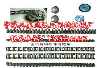星旺天馬生產不銹鋼鏈條、不銹鋼鏈輪、不銹鋼齒輪、輸送鏈條