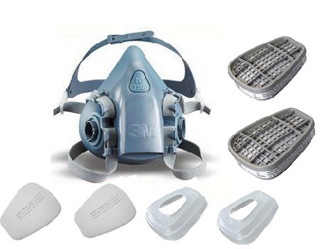 中山3M7502防毒面具噴漆專用全國免郵