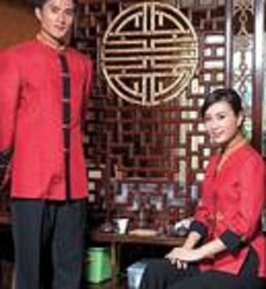 酒店制服，賓館前臺工作服，酒店制服定做，北京培森玉林服裝廠北京