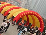北京卓彩氣模、行走卡通、直立卡通、婚慶拱門，彩虹門，帳篷，各類仿真氣模