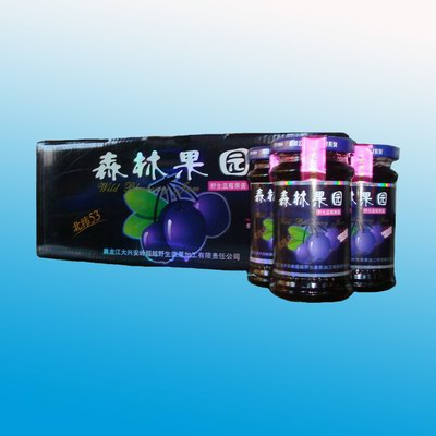 藍莓大興安嶺超越藍莓 超越藍莓野生藍莓 藍莓果醬禮盒220g