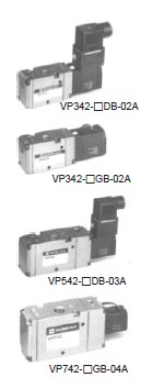 SMC3通先導(dǎo)式電磁閥/VP342、542、742系列