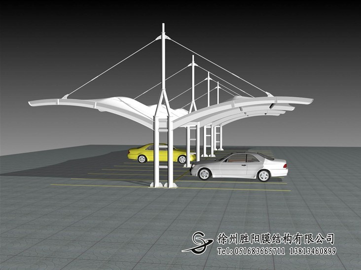 供应新品膜结构车棚    江苏胜阳膜结构有限公司