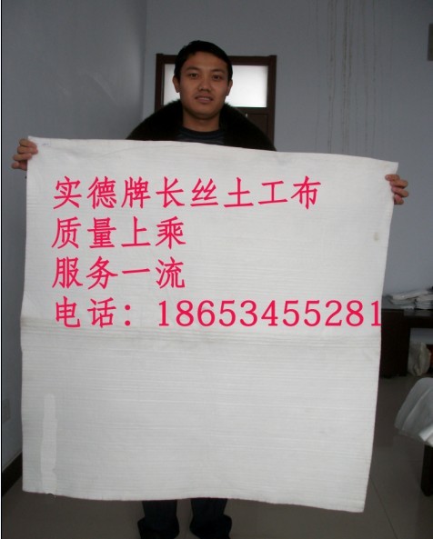 廠家供應防滲土工布/滌綸土工布與長絲的用法