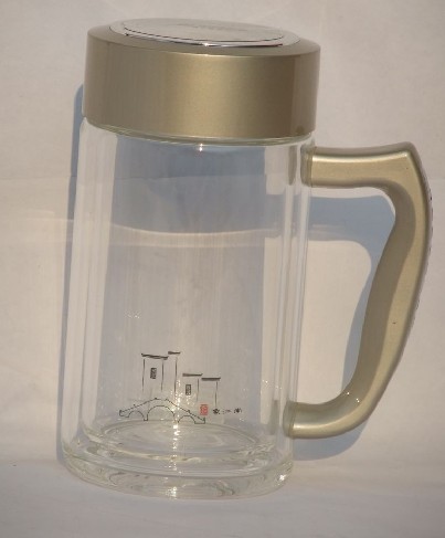 湖北定做雙層玻璃茶杯，湖北生產(chǎn)雙層玻璃茶杯，雙層玻璃茶杯