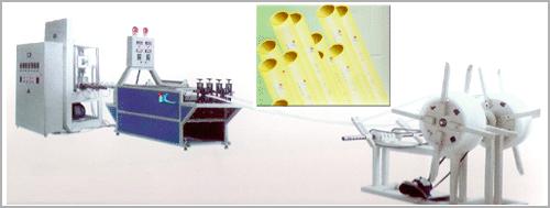 生產高品質PE多孔管管材擠出生產線，大型塑料擠出設備
