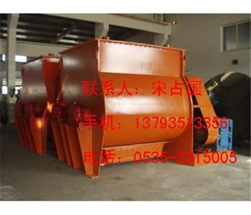 山东卧式无重力混合机，烟台卧式螺带干粉混合机价格，山东骏宇化机