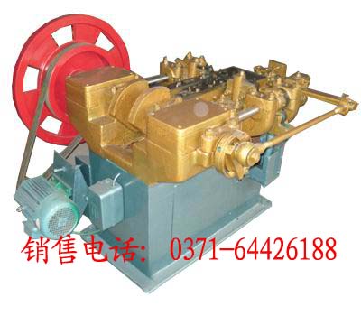 著名品牌鄭州多功能制釘機(jī) 廢焊條制釘設(shè)備 小型廢鋼制釘機(jī)(圖)