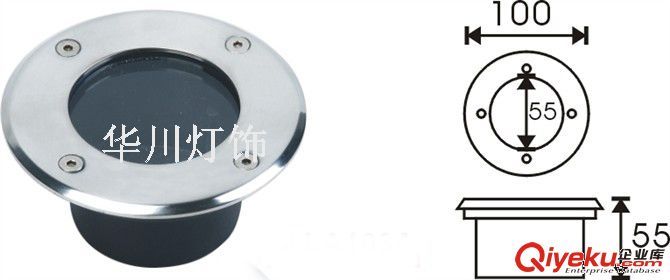 圓形地埋燈 加件地埋燈