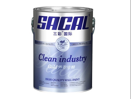 世界sd涂料品牌三彩國際招商--蘆薈清醛絲(啞)光乳膠漆