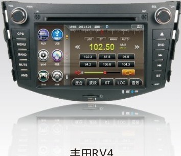  豐田RAV4原廠原裝專用DVD GPS導航儀 